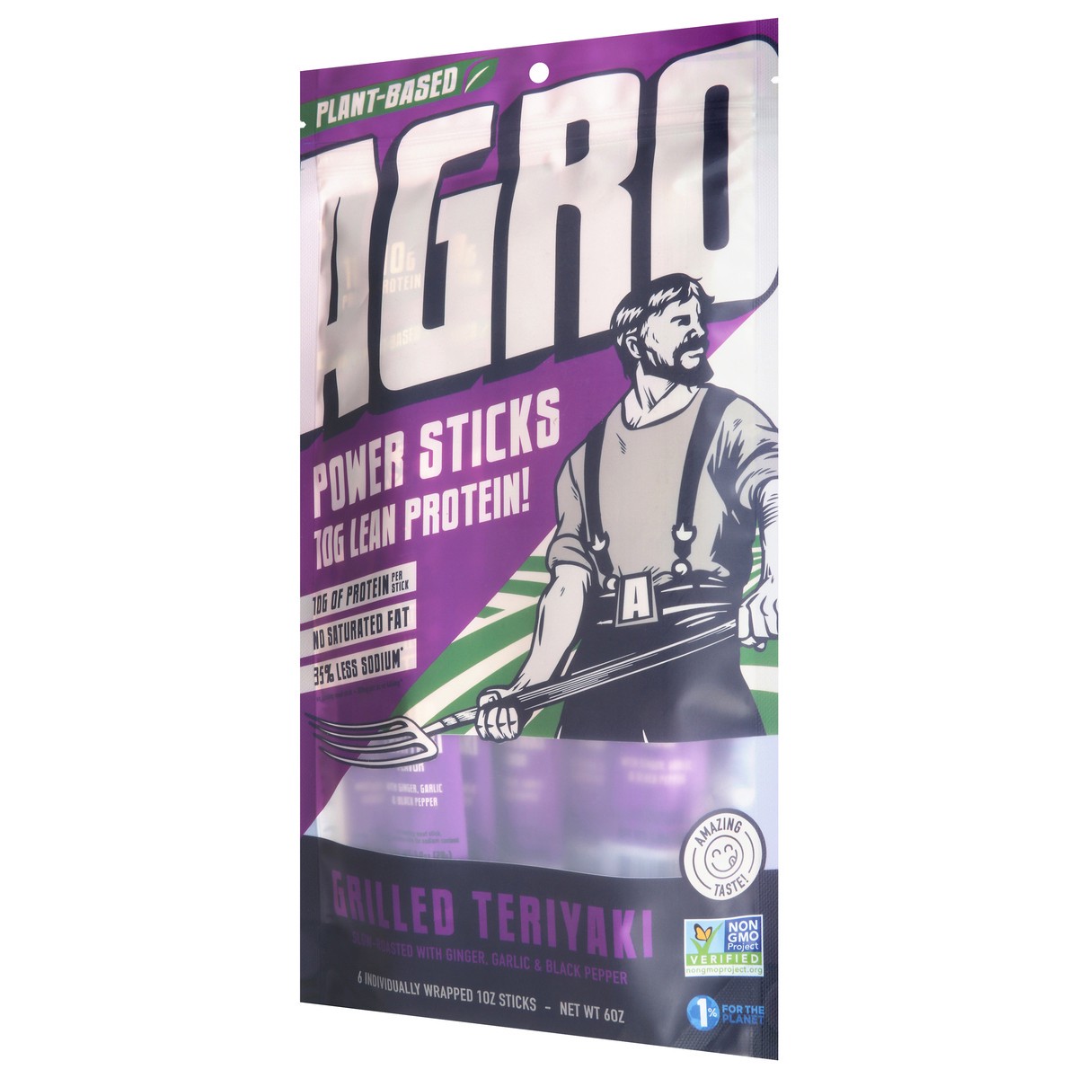 slide 3 of 4, Agro Sticks Grilled Teriyaki 6oz - 6 Oz, 6 oz