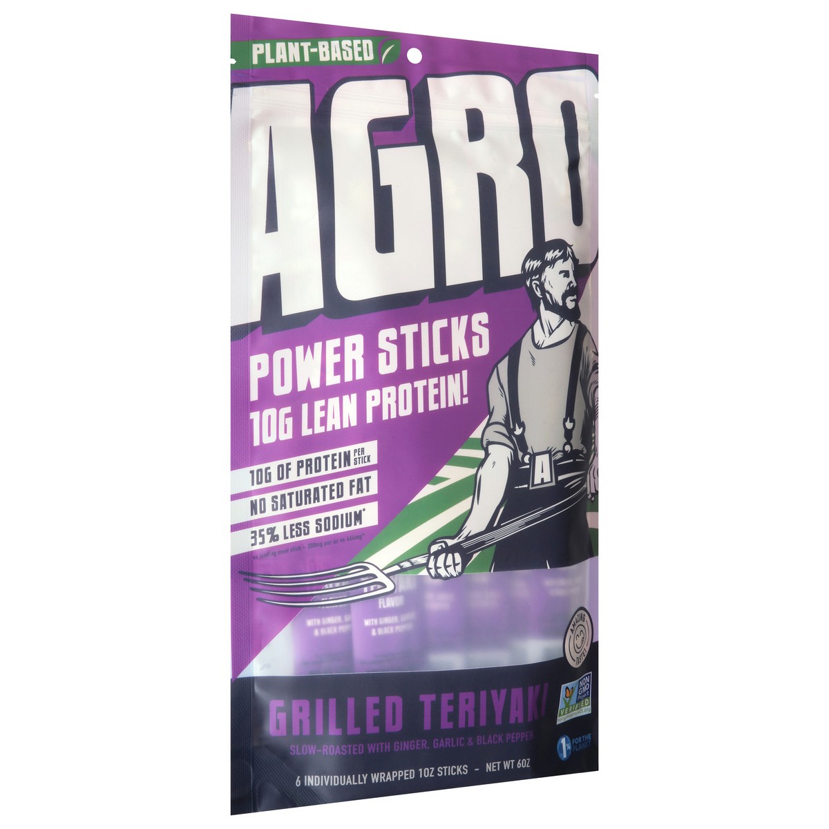 slide 2 of 4, Agro Sticks Grilled Teriyaki 6oz - 6 Oz, 6 oz