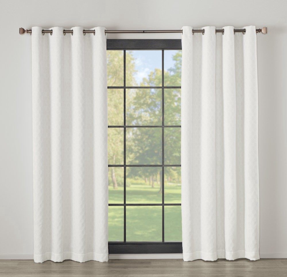 slide 1 of 1, Modavari Esquire Sinlge Blackout Window Panel - White Grommet, 52 in x 84 in