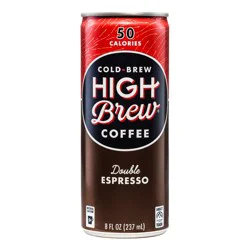 High Brew Coffee Cold-Brew Double Espresso Coffee 8 oz