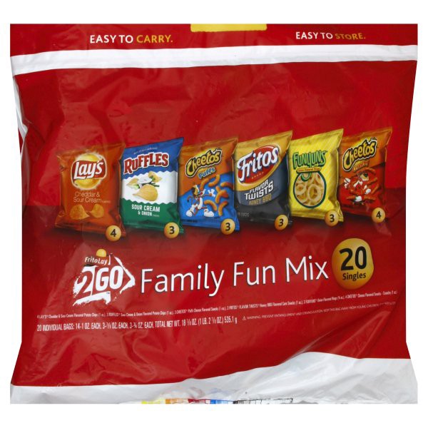 slide 1 of 6, Frito-Lay Variety Pack Family Fun, 20 oz