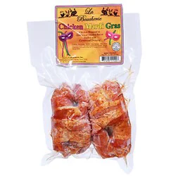 La Boucherie Chicken Mardi Gras Bacon-Wrapped Chicken Stuffed with Cornbread