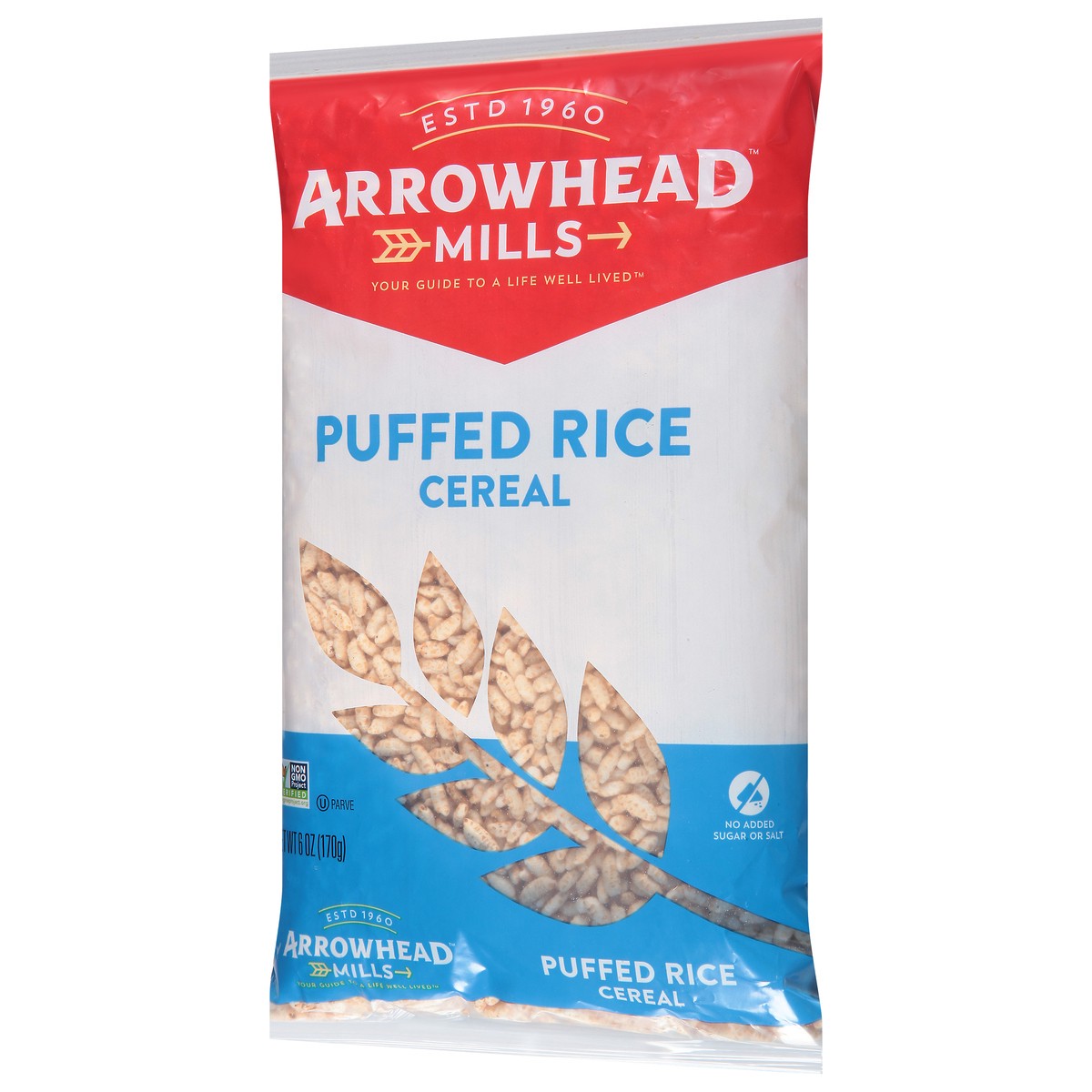 slide 8 of 9, Arrowhead Mills Puffed Rice Cereal, 6 Oz Bag, 6 oz