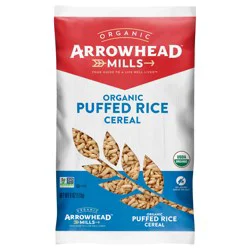 Arrowhead Mills Puffed Rice Cereal, 6 Oz Bag