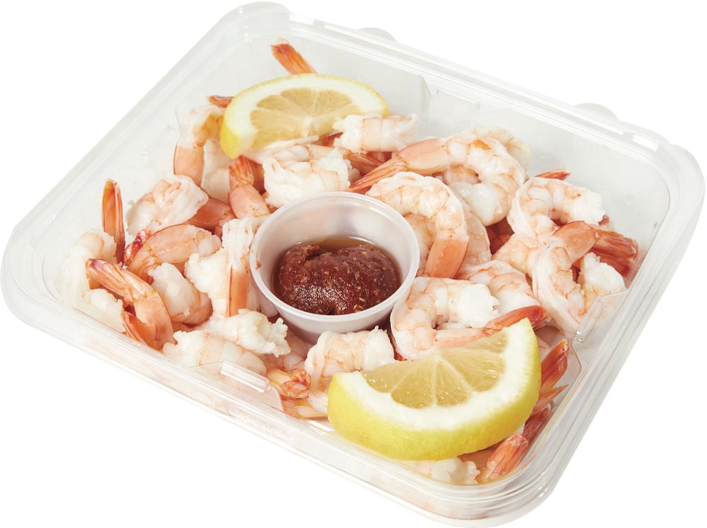 slide 1 of 1, Grab & Go Large Shrimp Tray, 16 oz