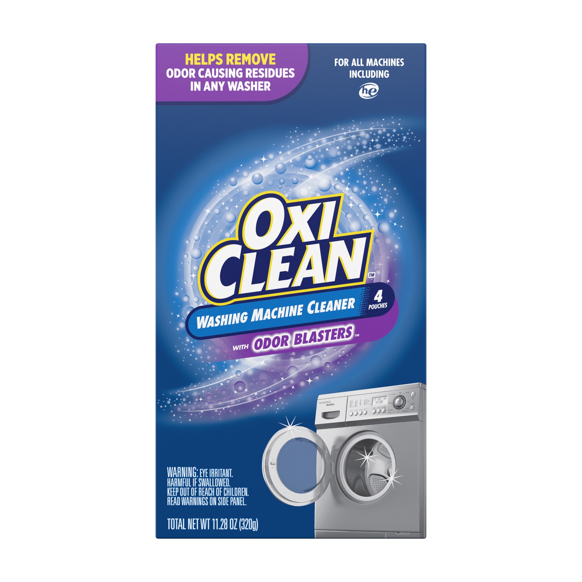 slide 5 of 5, Oxi-Clean Washing Machine Cleaner with Odor Blasters, 4 Count, 4 ct