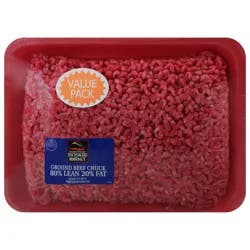 Harris Teeter Butchers Market 80%/20% Ground Beef Chuck Value Pack