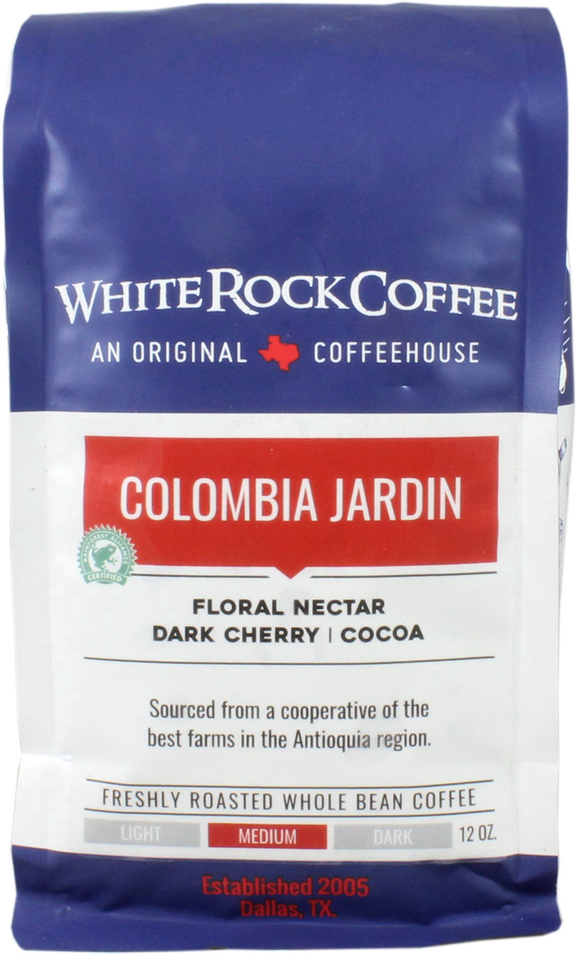 slide 1 of 1, White Rock Coffee Colombia La Jardine, 12 oz