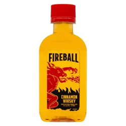 Fireball Cinnamon Whisky, 100ml Plastic Bottle 66 Proof