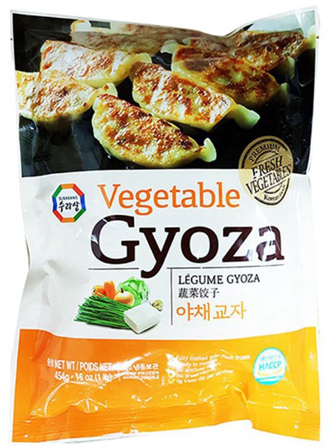 slide 1 of 1, Surasang Srs Gyoza Vegetable Dupling, 16 oz