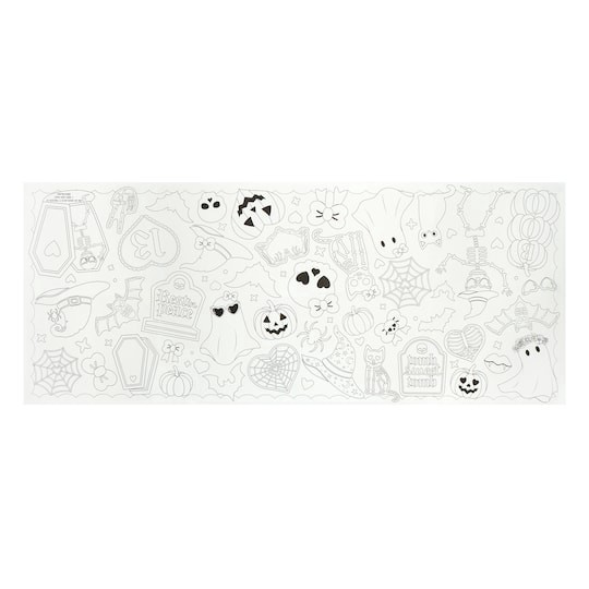 slide 1 of 2, Sweet & Spooky Color-In Poster By Creatology, 20 in x 48 in