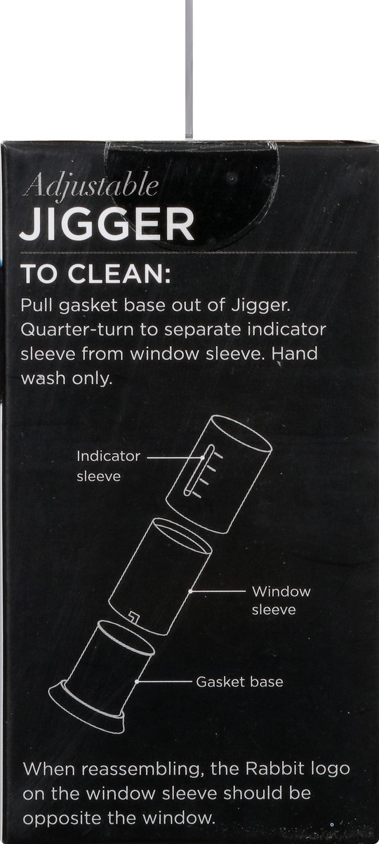 slide 5 of 9, Rabbit Adjustable Jigger 1 ea, 1 ct