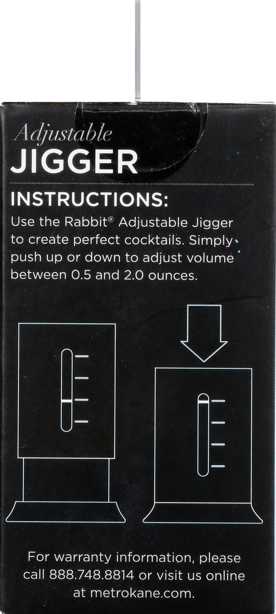 slide 6 of 9, Rabbit Adjustable Jigger 1 ea, 1 ct