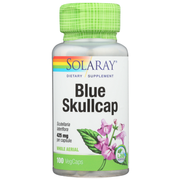 slide 1 of 1, Solaray Skullcap 425 Mg, 1 ct