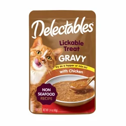 Delectables Gravy with Chicken Lickable Treat 1.4 oz