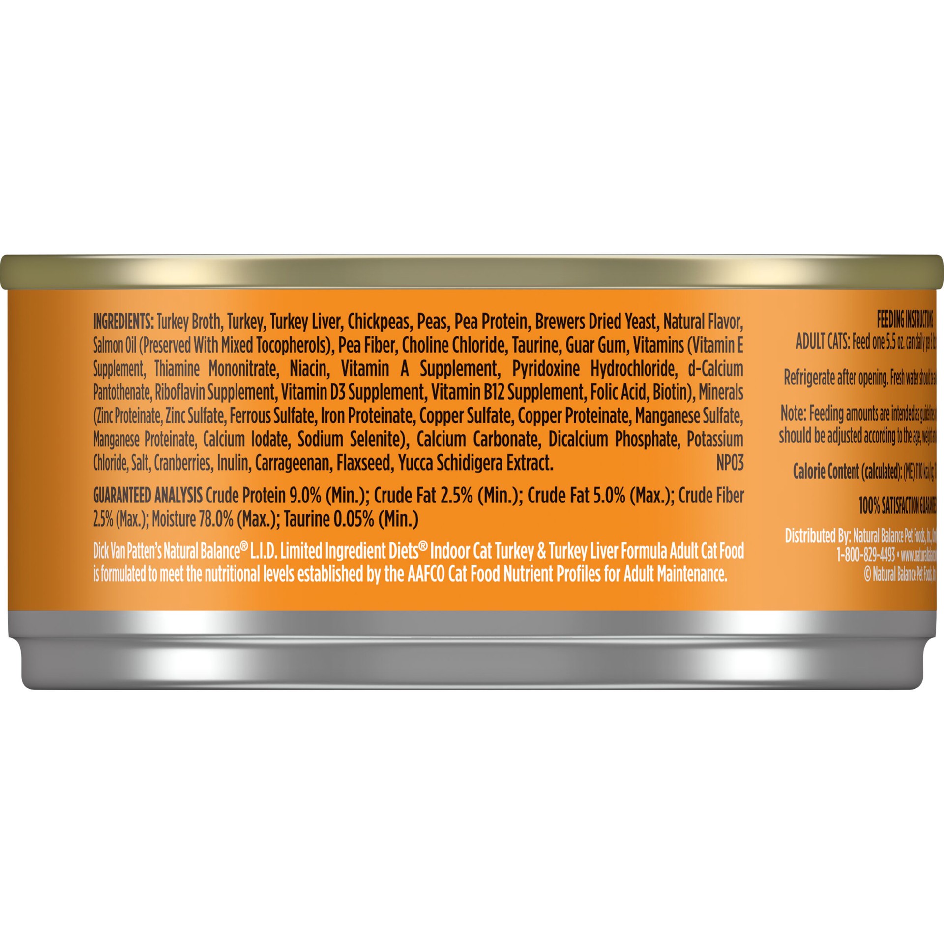 slide 2 of 4, Natural Balance Cat Food 5.5 oz, 5.5 oz