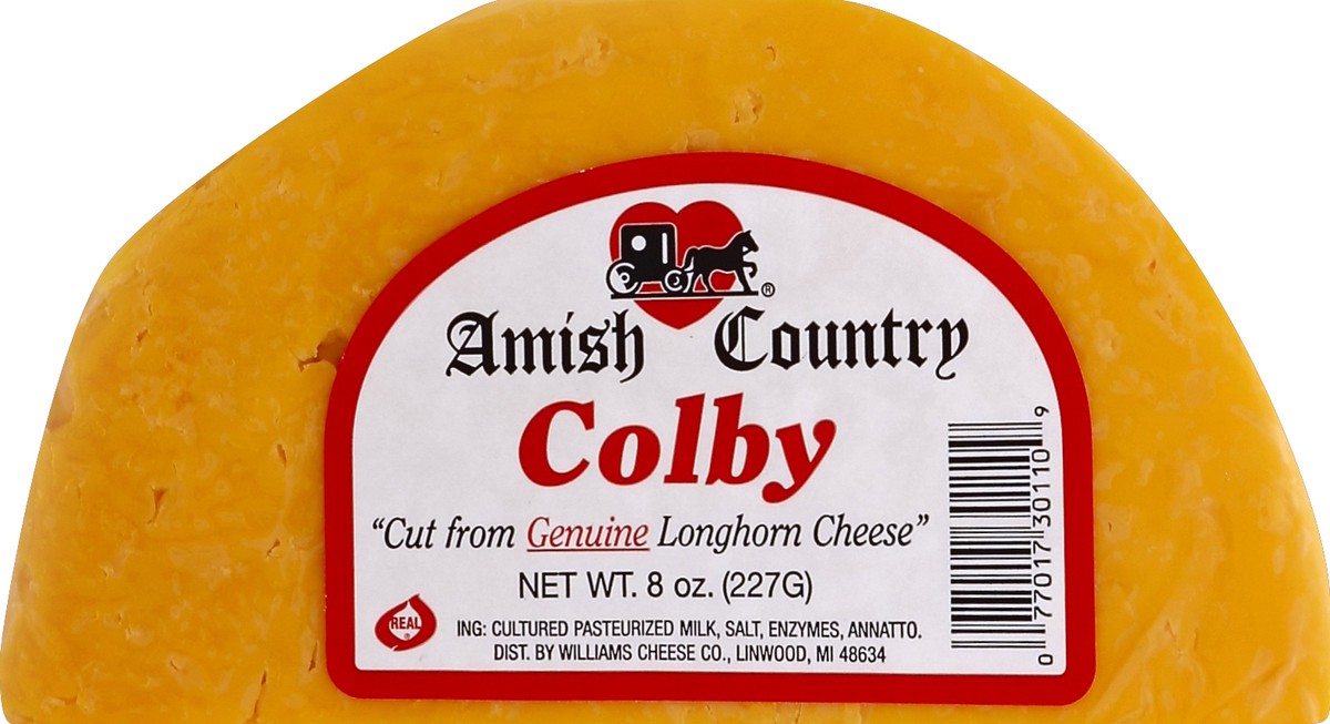 slide 4 of 5, Amish Country Colby Cheese 8 oz, 8 oz