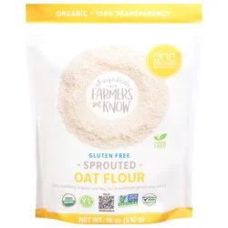 One Degree Organics Sprouted Oat Flour 18 oz