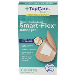 TopCare Smart-Flex, Antibacterial First Aid Antiseptic All One Size Bandages