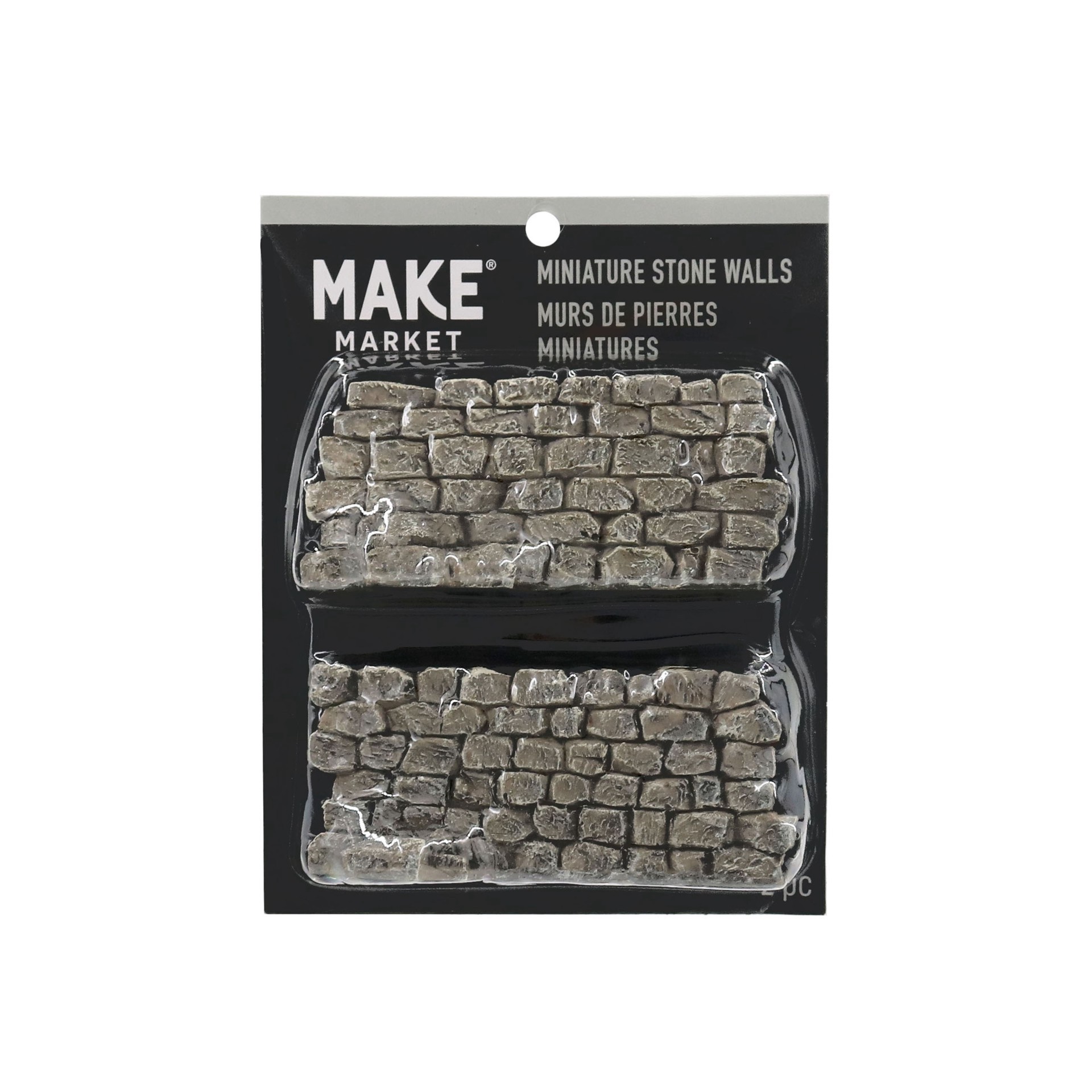 slide 4 of 4, Miniature Stone Walls By Make Market, 4.81 in x 1.39 in