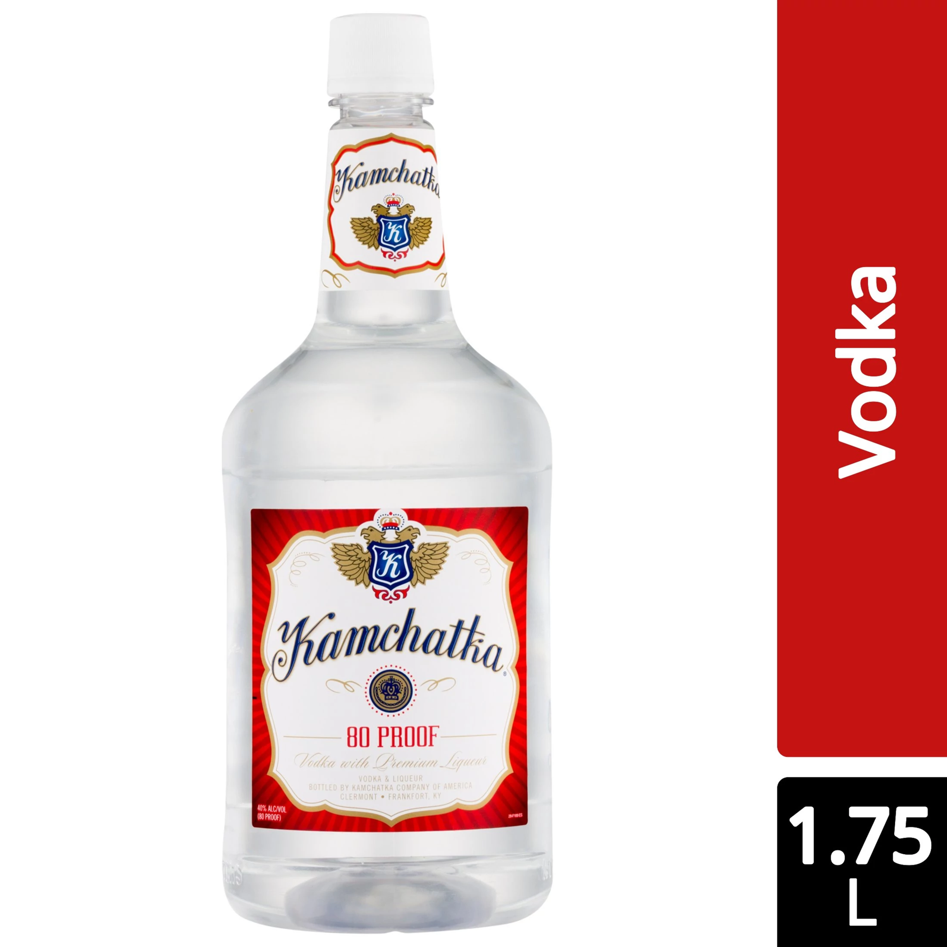 slide 1 of 4, Kamchatka Vodka with Premium Liqueur 1.75 L, 1.75 liter