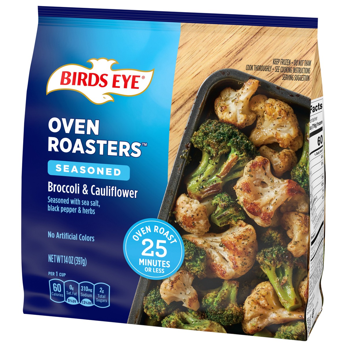 slide 2 of 9, Birds Eye Oven Roasters Seasoned Broccoli & Cauliflower 14 oz, 14 oz