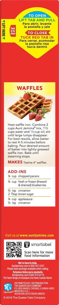 slide 4 of 6, Aunt Jemima Complete Pancake & Waffle Mix, Buttermilk, 32 oz