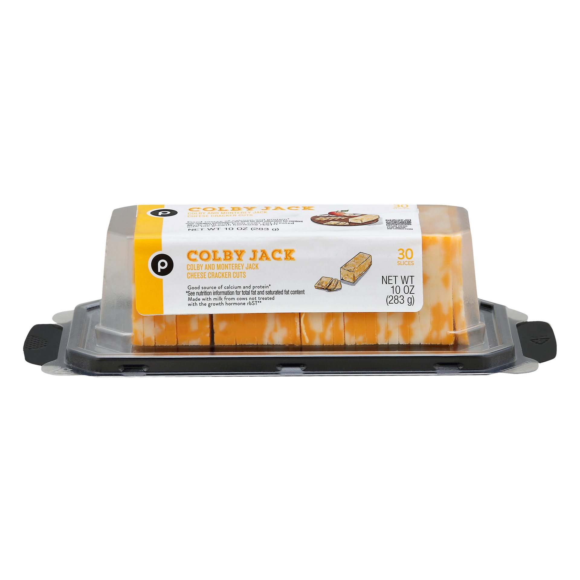 slide 1 of 1, Publix Colby Jack Cheese Cracker Cuts, 10 oz