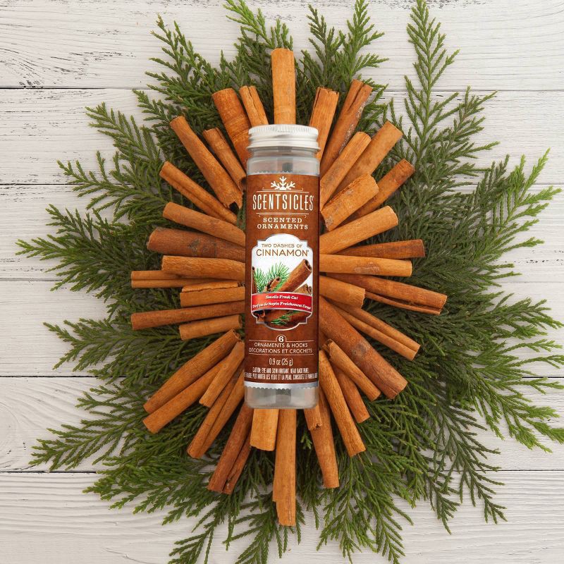 slide 5 of 6, ScentSicles 6pk Cinnamon Scented Ornaments, 6 ct