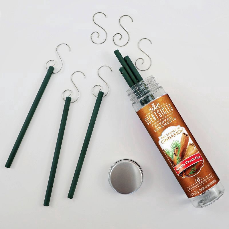 slide 4 of 6, ScentSicles 6pk Cinnamon Scented Ornaments, 6 ct
