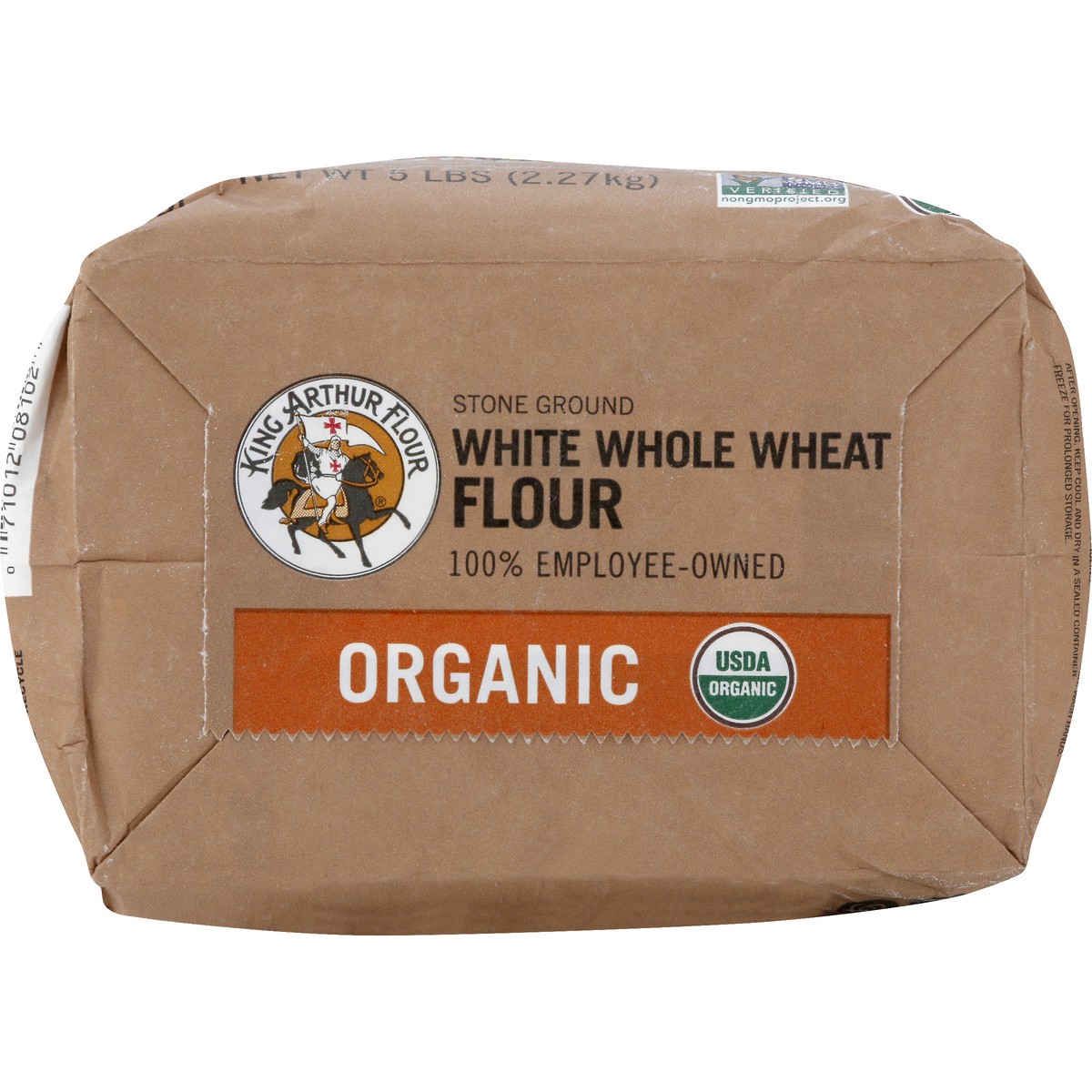 slide 3 of 10, King Arthur Organic White Whole Wheat Flour, 5 lb