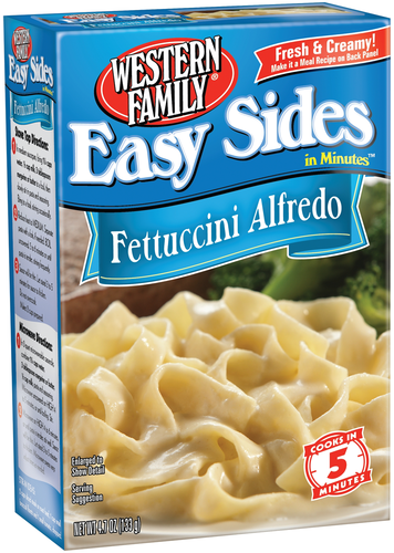 slide 1 of 1, Western Family Fettucini Alfredo Easy Side, 5.2 oz