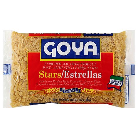 slide 1 of 1, Goya Star Pasta - 7 Oz, 7 oz