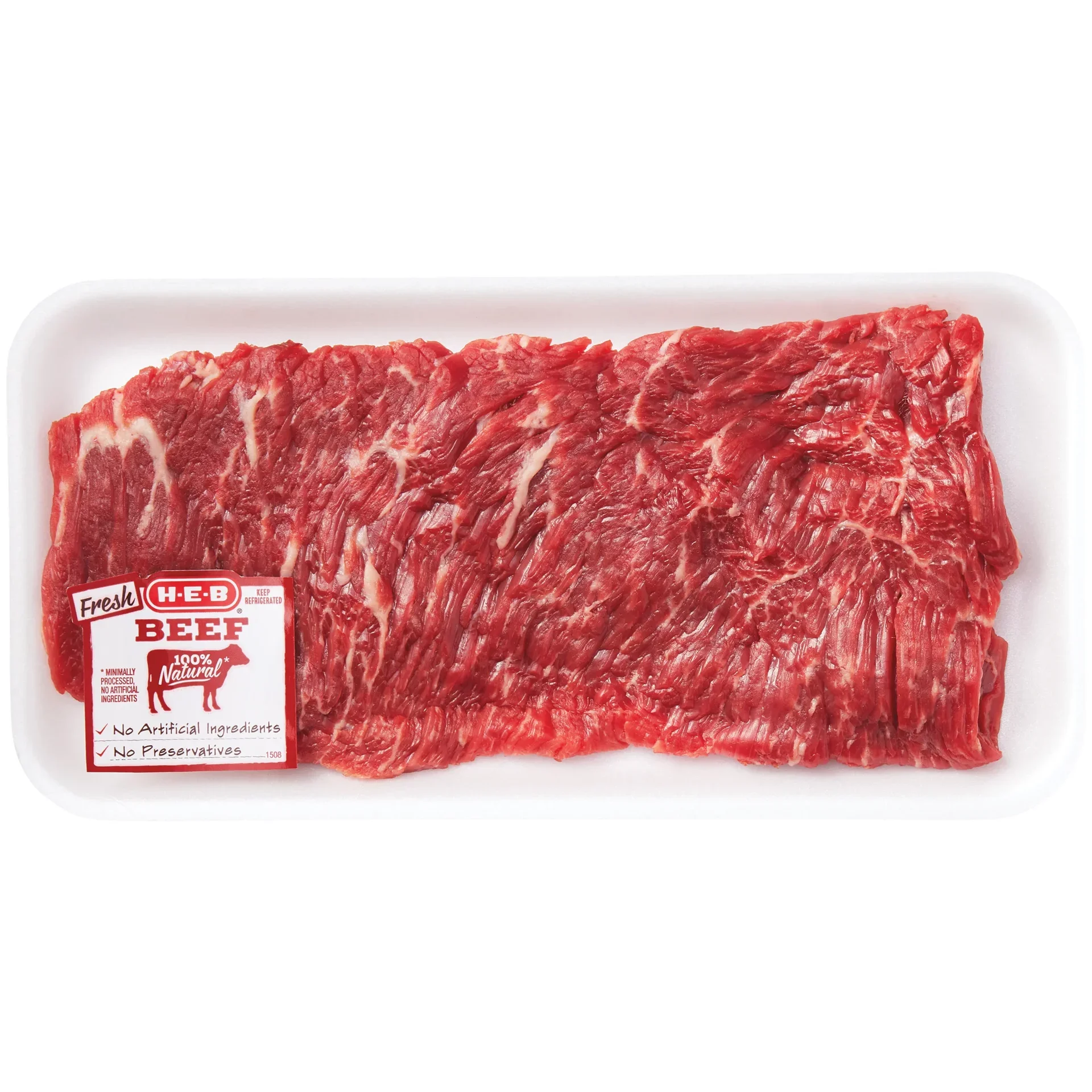 slide 1 of 1, Beef Butterflied Sirloin for Fajitas, per lb
