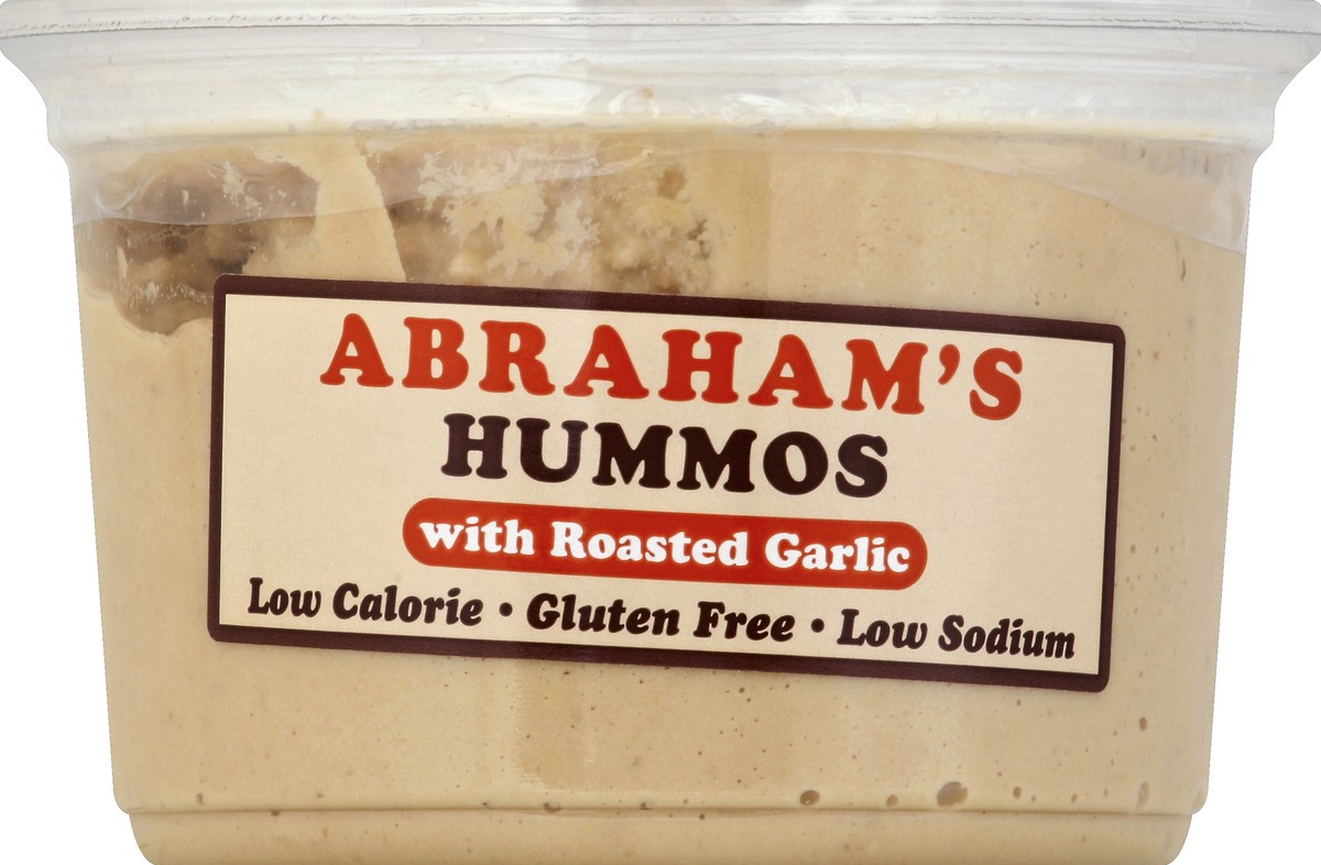 slide 3 of 3, Abrahams Hummos 16 oz, 16 oz