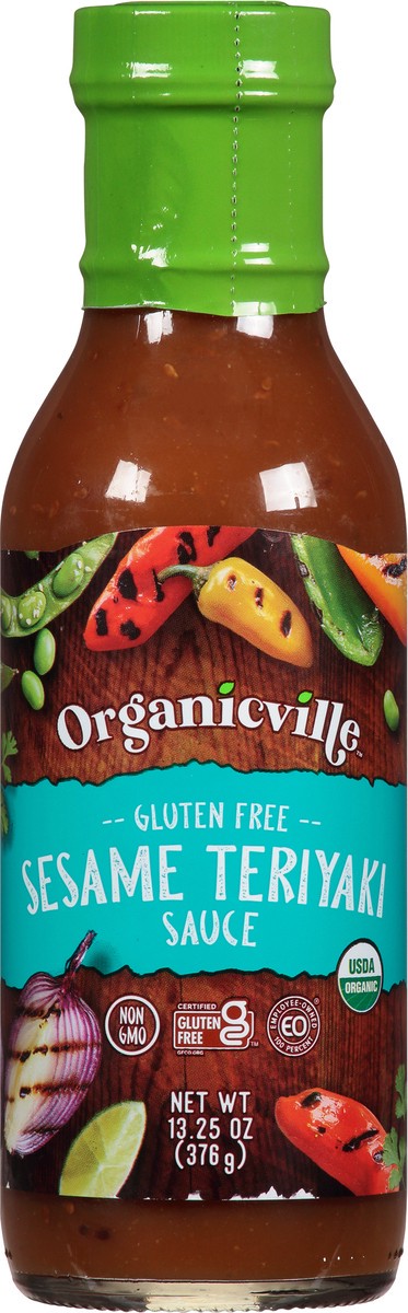 slide 11 of 14, Organicville Organic Sesame Teriyaki Sauce, 13.25 oz