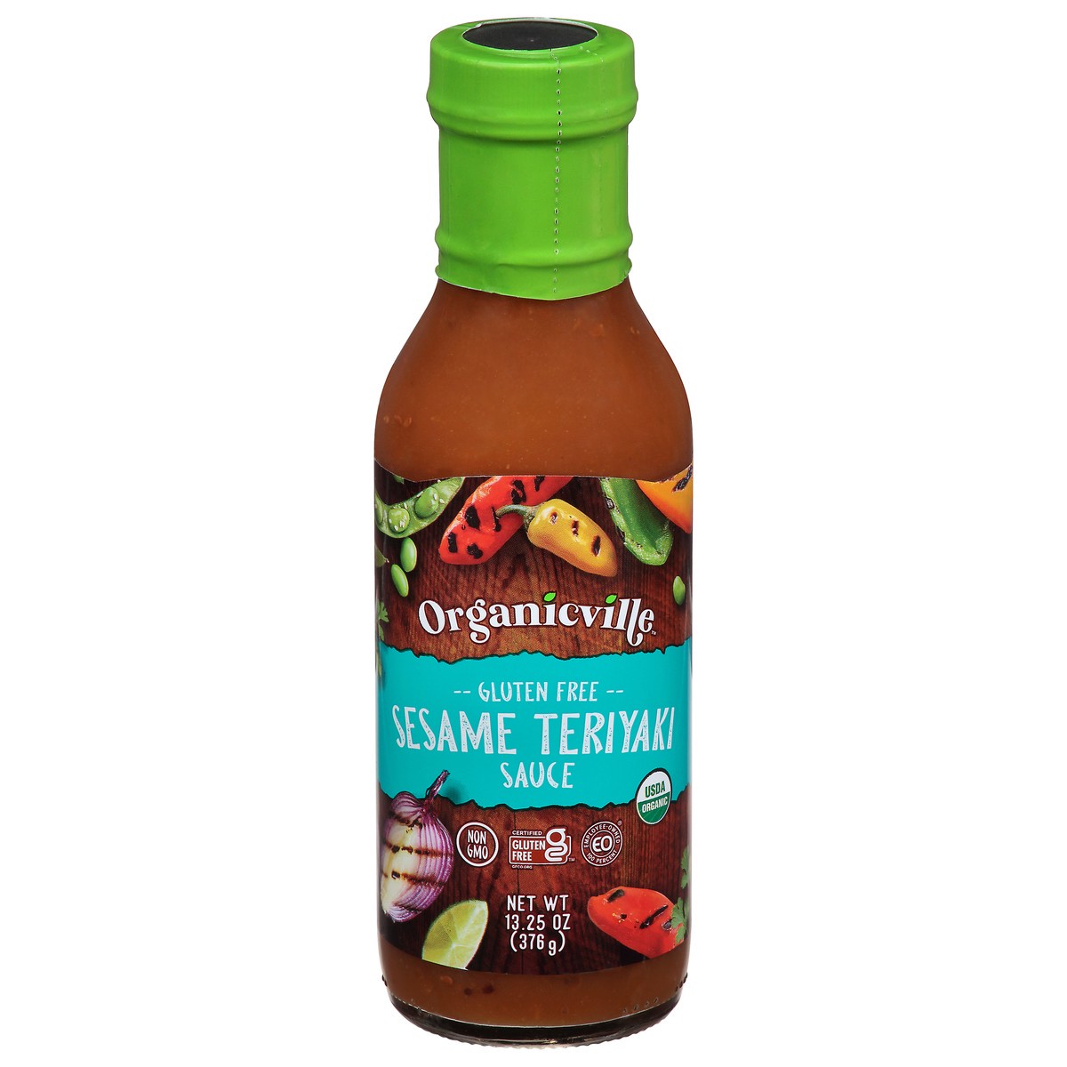 slide 9 of 14, Organicville Organic Sesame Teriyaki Sauce, 13.25 oz