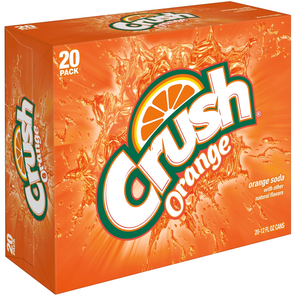 slide 2 of 3, Crush Orange Soda, 20 ct; 12 fl oz