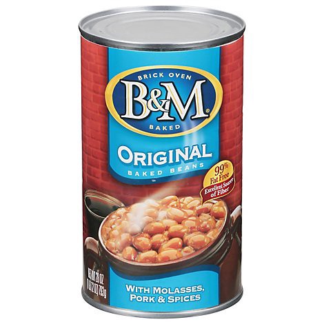 slide 1 of 1, B&m Original Baked Beans - 28 Oz, 28 oz