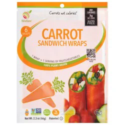 NewGem Foods Carrot Sandwich Wraps 6 ea