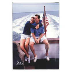 Pinnacle Malden Vertical Bent Clear Acrylic Photo Frame 5x7