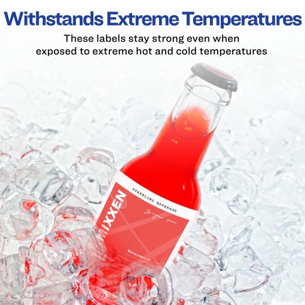 slide 5 of 7, Avery Weatherproof Laser Mailing Labels with Trueblock Technology, 15516, White, 20 ct