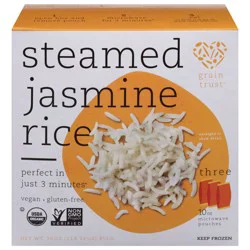 Grain Trust Steamed Jasmine Rice 3 - 10 oz Pouches