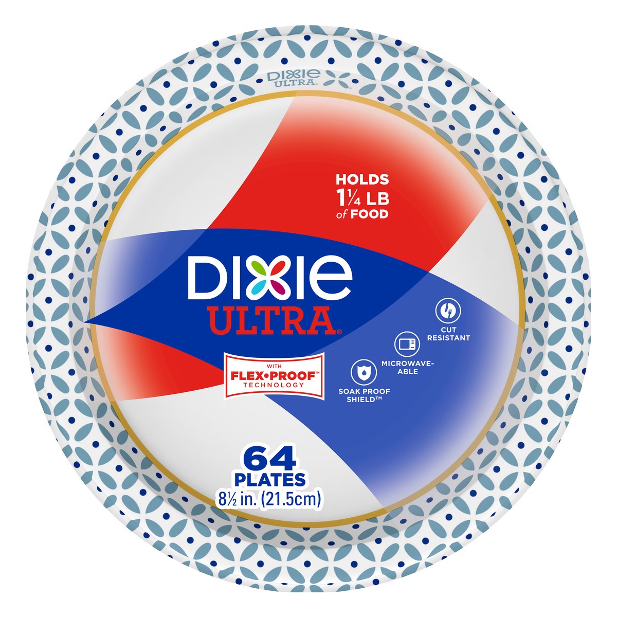 Dixie Ultra Strong Paper Plates 64 ct; 8 1/2 in Shipt
