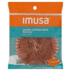 IMUSA Jumbo Heavy Duty Copper Fiber Sponge 1 ea