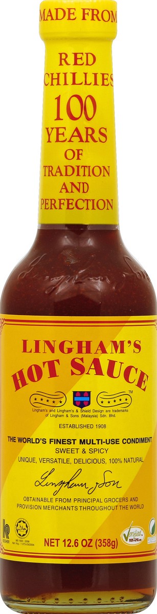 slide 1 of 3, Lingham's Hot Sauce 12.6 oz, 12.6 oz