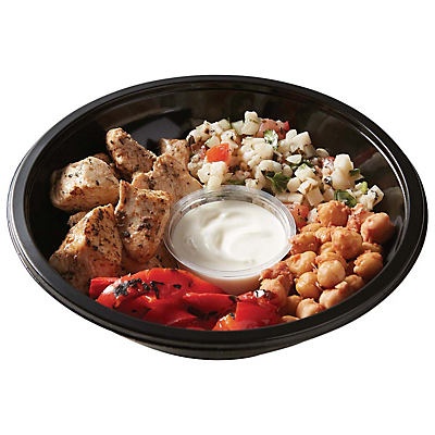 slide 1 of 1, H-E-B Meal Simple Mediterranean Chicken Bowl, 12 oz