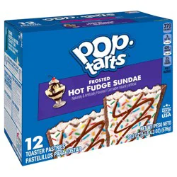 Pop-Tarts Breakfast Toaster Pastries, Frosted Hot Fudge Sundae, Proudly Baked in the USA, Value Pack