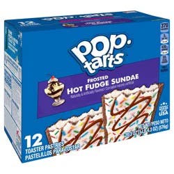Pop-Tarts Breakfast Toaster Pastries, Frosted Hot Fudge Sundae, Proudly Baked in the USA, Value Pack