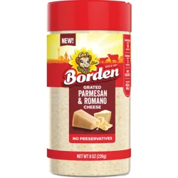 Borden Bord Pp Grated Cheese Parmesan & Romano Grated